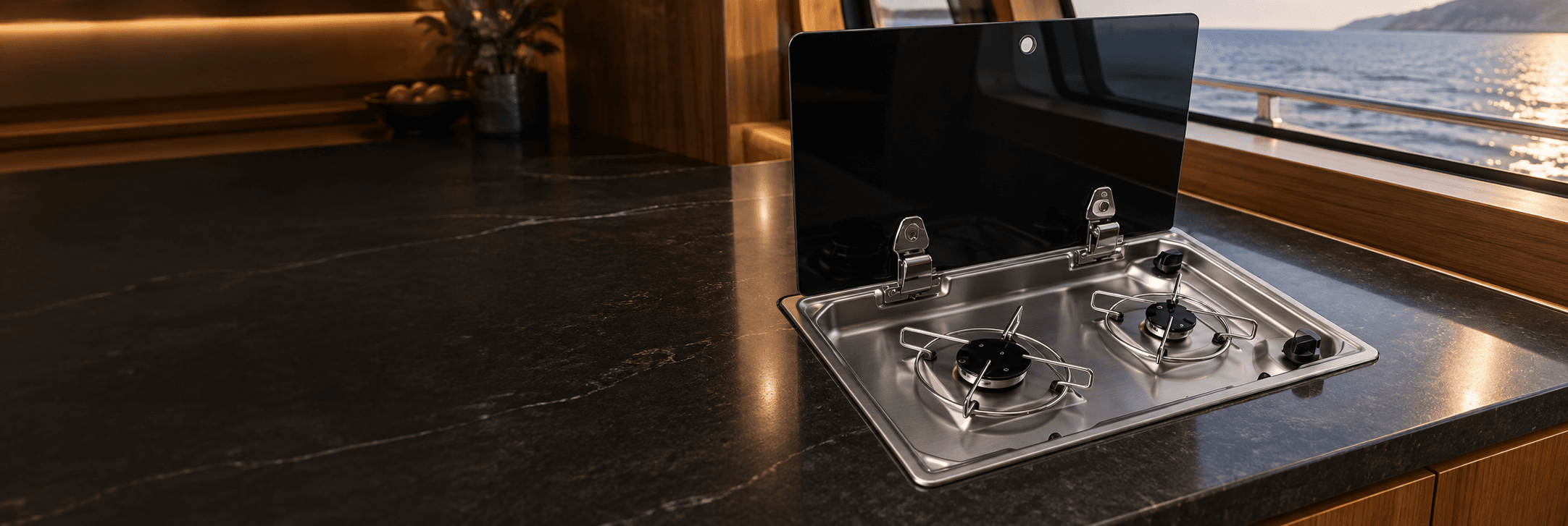 MBL-3499 | Piano cottura rettangolare a due fuochi