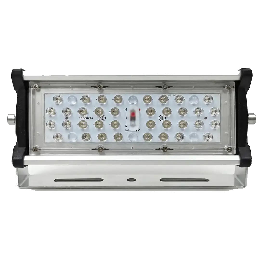Reflektor Solux 50W · Chromowany wspornik